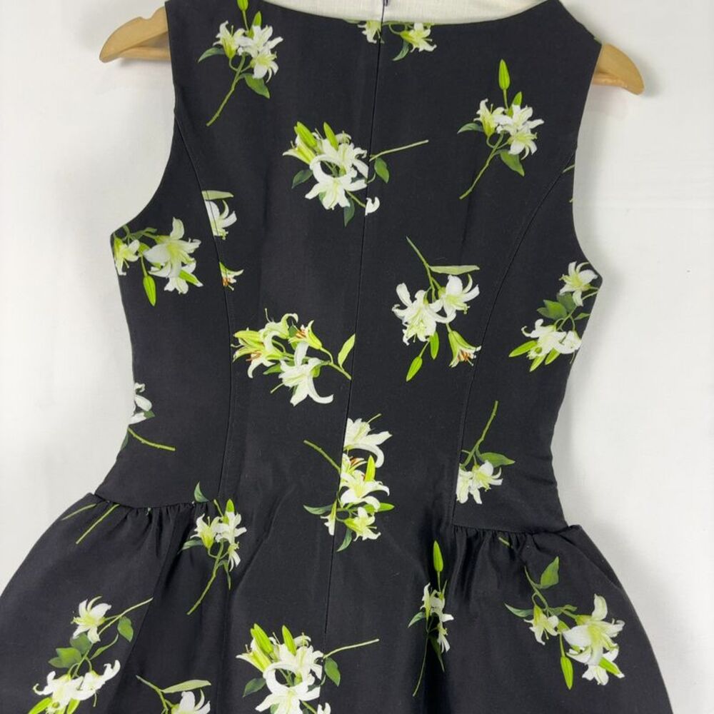 Shushu/Tong Shirt neck Patchwork Floral Mini Dress - Picture 5 of 7